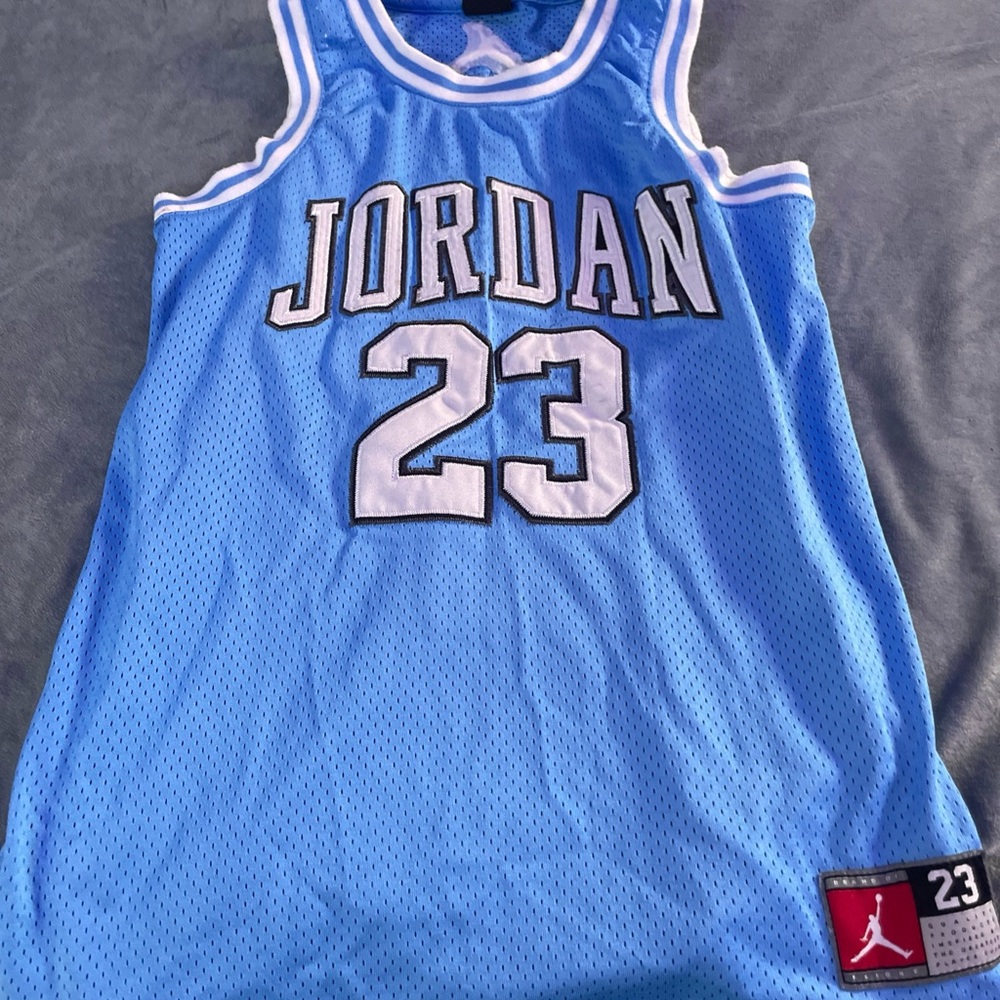 Jordan Light Blue Mesh Jersey